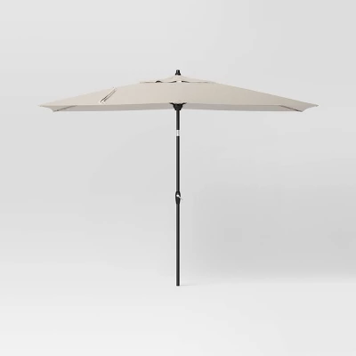 10'x6' Rectangular Market Patio Umbrella - Black Pole - Threshold™ 10'x6' Rectangular Market Patio Umbrella - Black Pole - Threshold™ -Outdoor Furniture Store GUEST b4eeb8ee a2c9 4842 b05f 2e6c58b30938