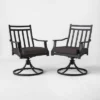 Fairmont 2pk Metal Patio Swivel Rocking Dining Chair - Threshold 1 Fairmont 2pk Metal Patio Swivel Rocking Dining Chair - Threshold -Outdoor Furniture Store GUEST b60deba9 691a 4b9c 9bf7 c6232cb790b7