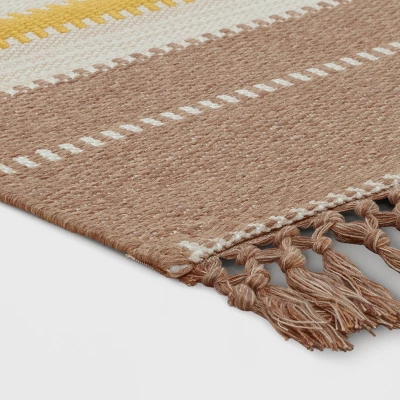 5'x7' Textural Stripe Rectangular Woven Outdoor Area Rug Light Pink - Threshold™ 5'x7' Textural Stripe Rectangular Woven Outdoor Area Rug Light Pink - Threshold™ -Outdoor Furniture Store GUEST b6206606 df6d 4509 8605 eb8414c5e7ad 1