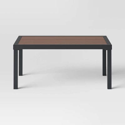 Bryant 2pc Faux Wood Patio Loveseat & Coffee Table - Gray/Natural - Threshold™ Bryant 2pc Faux Wood Patio Loveseat & Coffee Table - Gray/Natural - Threshold™ -Outdoor Furniture Store GUEST ba083347 617b 4dd4 8a16 a648e7fd009c