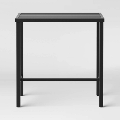 Fairmont Bar Height Rectangle Patio Dining Table - Black - Threshold™ Fairmont Bar Height Rectangle Patio Dining Table - Black - Threshold™ -Outdoor Furniture Store GUEST baf68b7e 5fd4 4284 aa77 8726a8feb046