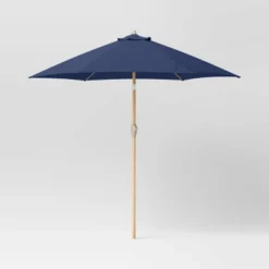 9'x9' Market Patio Umbrella - Light Wood Pole - Threshold™ 16 9'x9' Market Patio Umbrella - Light Wood Pole - Threshold™ -Outdoor Furniture Store GUEST be73022e d97d 40e5 9e1f 587397b2c049