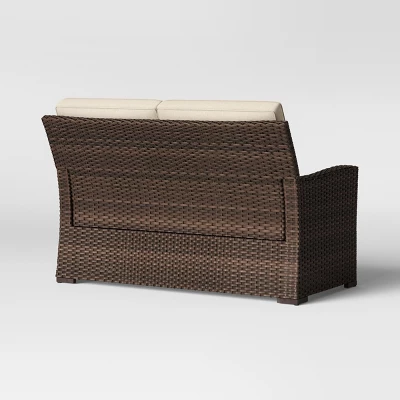 Halsted Wicker Patio Loveseat - Threshold Halsted Wicker Patio Loveseat - Threshold -Outdoor Furniture Store GUEST bfcb9cb7 3b97 42be abdf 464a5862fd76
