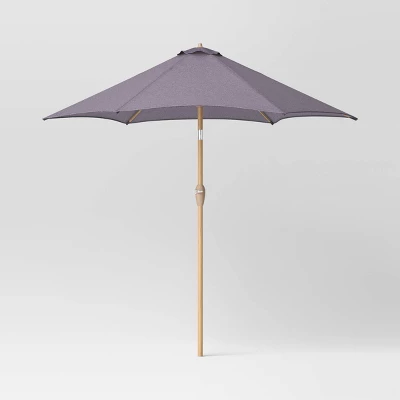 9'x9' Market Patio Umbrella - Light Wood Pole - Threshold™ 9'x9' Market Patio Umbrella - Light Wood Pole - Threshold™ -Outdoor Furniture Store GUEST c32dc650 cfb9 4508 b3cf 3d6d2b8ee31d