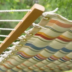 13' Pillowtop Outdoor Fabric Hammock With Spreader Bar Terracotta Pink - Threshold™ -Outdoor Furniture Store GUEST c4063e24 05a0 4999 891a 855cd3d9b6e7