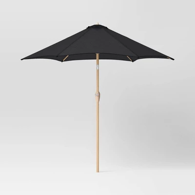 9'x9' Market Patio Umbrella - Light Wood Pole - Threshold™ 9'x9' Market Patio Umbrella - Light Wood Pole - Threshold™ -Outdoor Furniture Store GUEST c4c0bbb8 c405 41bf b52a c8a0a08399af