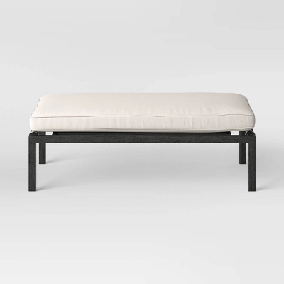 Ryegate 2pc 4' Mini Patio Daybed with Ottoman Weathered Teak - Threshold™ Ryegate 2pc 4' Mini Patio Daybed With Ottoman Weathered Teak - Threshold™ -Outdoor Furniture Store GUEST c54a025c 0c05 41ba a278 f43cfc523ab2