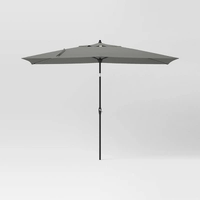 10'x6' Rectangular Market Patio Umbrella - Black Pole - Threshold™ 10'x6' Rectangular Market Patio Umbrella - Black Pole - Threshold™ -Outdoor Furniture Store GUEST c8345779 5881 4a97 9b03 9bd7ade1b112