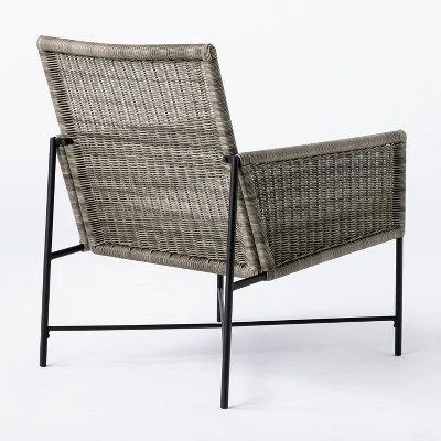 2pc Wicker & Metal X-Frame Outdoor Patio Chairs, Club Chairs Gray - Threshold™ designed with Studio McGee 2pc Wicker & Metal X-Frame Outdoor Patio Chairs, Club Chairs Gray - Threshold™ Designed With Studio McGee -Outdoor Furniture Store GUEST ceab265e d4ab 41eb b2a2 95898462fa79