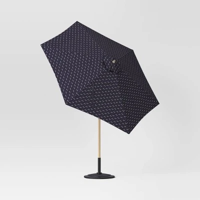 9'x9' Arete Market Patio Umbrella Navy - Threshold™ 9'x9' Arete Market Patio Umbrella Navy - Threshold™ -Outdoor Furniture Store GUEST cfed1355 934e 4379 9641 1b975bf8523a