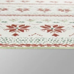 7' X 10' Fair Isle Outdoor Rug Red - Threshold™ -Outdoor Furniture Store GUEST d5125dbc efd3 4c80 a38c 07ac47ed39f8
