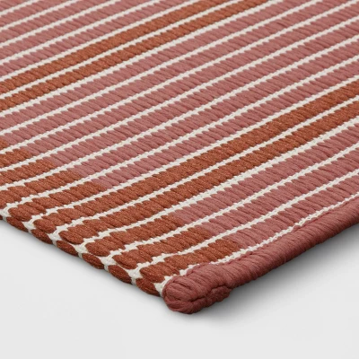 5'x7' Dashed Stripe Outdoor Rug Warm - Threshold™ 5'x7' Dashed Stripe Outdoor Rug Warm - Threshold™ -Outdoor Furniture Store GUEST da093176 67a2 44aa 8d06 a677fbd19412
