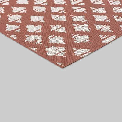 7' x 10' Diamond Outdoor Rug Orange - Threshold™ 7' X 10' Diamond Outdoor Rug Orange - Threshold™ -Outdoor Furniture Store GUEST dd4a356a 8ac3 4c15 ad22 798f9293e843