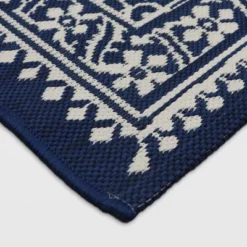 Outdoor Furniture Store 32 Tapestry Outdoor Rug Blue - Threshold