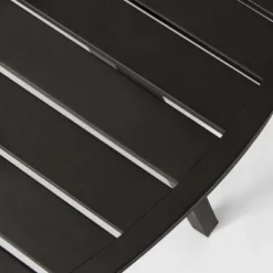 Fairmont 4-Person Round Patio Dining Table Black - Threshold™ -Outdoor Furniture Store GUEST de8cf5a5 26a2 4eba 9d7b e353f05fe674