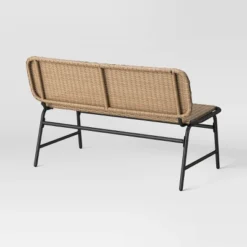 Popperton Arched Wicker Bench - Black - Threshold™ Designed With Studio McGee 3 Popperton Arched Wicker Bench - Black - Threshold™ Designed With Studio McGee -Outdoor Furniture Store GUEST e54f8928 59f5 40ea b37e 4de7f9b2bacb