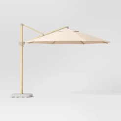 11'x11' Offset Patio Umbrella - Light Wood Pole - Threshold™ 9 11'x11' Offset Patio Umbrella - Light Wood Pole - Threshold™ -Outdoor Furniture Store GUEST ea47e628 bcf7 4e12 96be fb89f6cc84f9