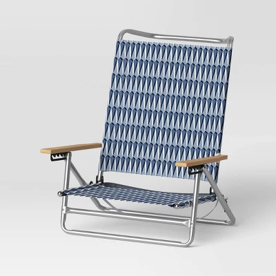 5 Position Beach Chair with Aluminum Frame & Wood Arms - Threshold™ 5 Position Beach Chair With Aluminum Frame & Wood Arms - Threshold™ -Outdoor Furniture Store GUEST f0ffb973 9fe5 4b27 a4dc 31a9ae2eef17