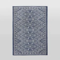 Tapestry Outdoor Rug Blue - Threshold -Outdoor Furniture Store GUEST fa23a957 0918 4796 9a40 1b9806e30f65